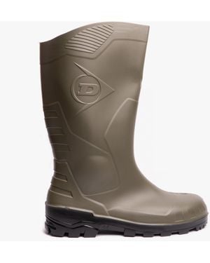 Dunlop Devon Safety Wellington Boots - Brown