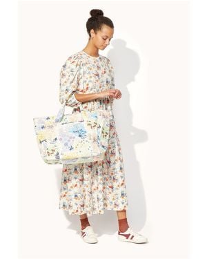 Cath Kidston Matilda The Tripper Tote Cotton - White