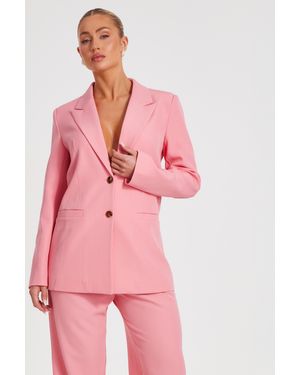 Quiz Woven Blazer - Pink