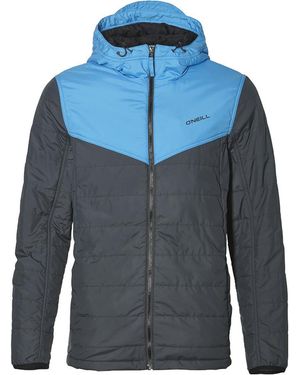 O'neill Sportswear Transit Warm Padded Insulated Hooded Jacket - Blue