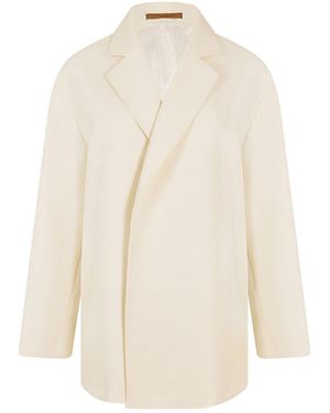 BOSS Overcoat - White
