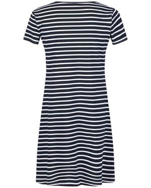 Regatta Balia Crew Neck Short Sleeve Knee Length Dress - Blue