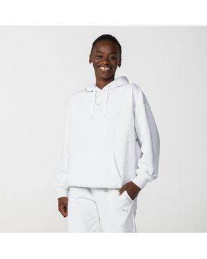 PUMA Oversized Hoodie Uit De Essentials-Collectie Voor (Ijs Mergel) - Wit