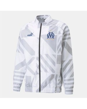 PUMA De Marseille Fc Prematch Jacket - Blue