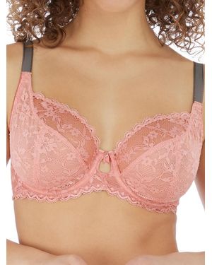 Freya Offbeat Plunge Bra - Pink