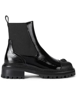 Kurt Geiger Leather Sloane Chelsea Boots - Black