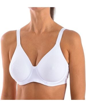 Selene Patricia Cotton Underwire Bra - White