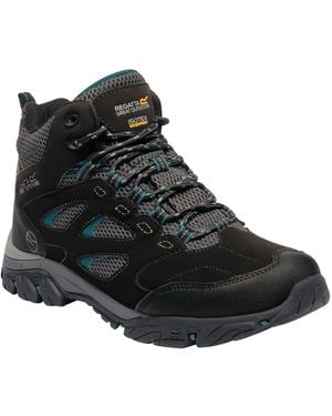 Regatta Ladies Holcombe Iep Mid Waterproof Fabric Walking Boots - Black