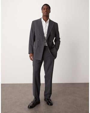 SELECTED Wide Leg Suit Trouser - Grey