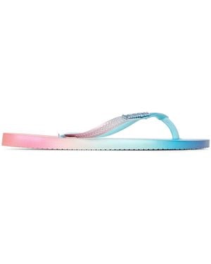 Havaianas Slim Gradient Sunset Ballet Flip Flops - Blue