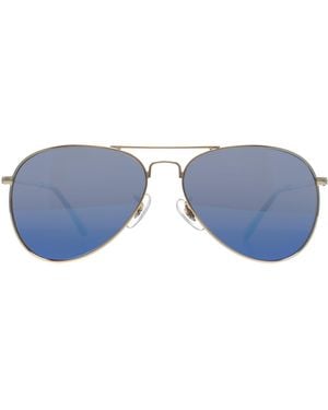 Privé Revaux Prive Aviator Palladium Gradient Commando Mini - Blue