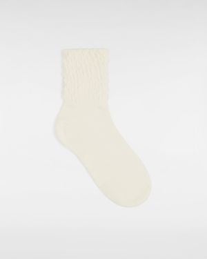 Vans Scrunch Crew Socks - White