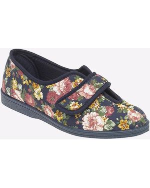 Sleeper Wilma Slippers Wide Fit - Blue