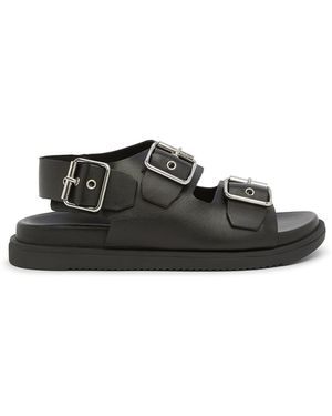 Osprey 'The Sorrento' Double Buckle Sandals - Black