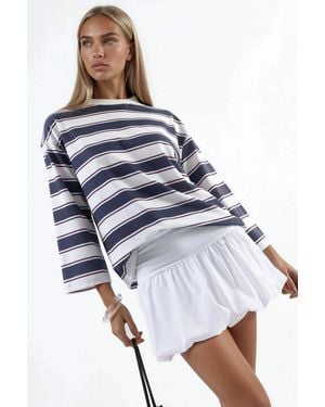 Hiccup Balloon Mini Skirt - Blue