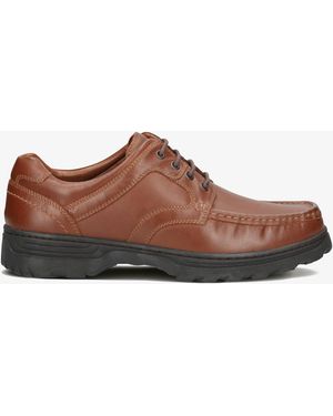 Clarks Line Shore Leather Shoes - Brown