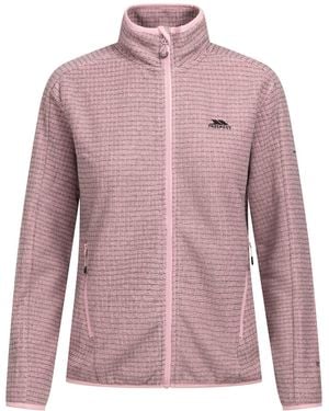 Trespass Ladies Celia Fleece Jacket (Carnation) - Purple