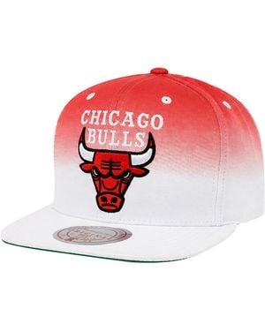 Mitchell & Ness Nba Chicago Bulls Colour Fade/ Cap - Red