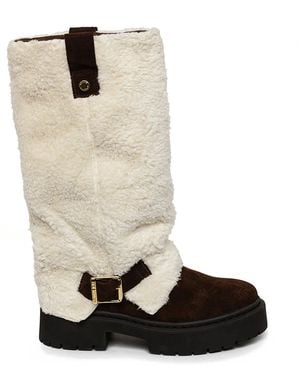 Steve Madden Leather Godiva Bdb Boots - Brown