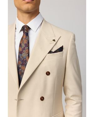 Antique Rogue Floral Tie - Natural