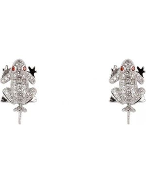 Lancaster Jla-Ear-Frog-1 Ladies Earrings Sterling - Metallic