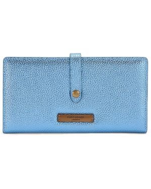 Kurt Geiger Leather Carnaby Sm 2 Zip Wallet - Blue