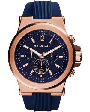 Michael Kors Mk8295 Dylan Chronograph Dial 49Mm Watch - Blue