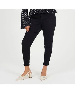 Brave Soul High Rise Skinny Fit Jeans - Blue