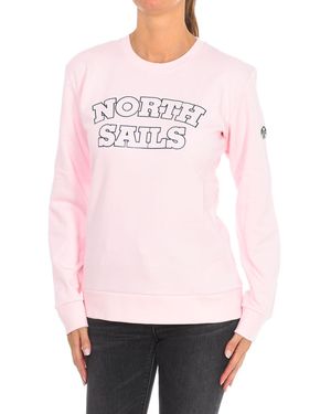 North Sails Long-Sleeved Crew-Neck Sweatshirt 9024210 - Pink