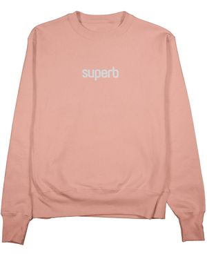 Superb Oversize Hexaline Sweatshirt - Pink