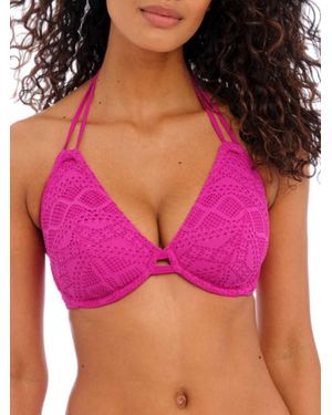 Freya Sundance Halterneck Bikini Top - Purple