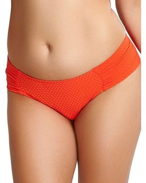 Panache Echo Gather Bikini Brief - Orange