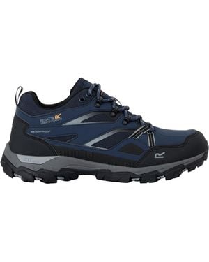 Regatta Holcombe 3 Low Walking Boots /Dark Steel) - Blue