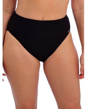 Fantasie Beach Waves High Waist Bikini Brief - Black