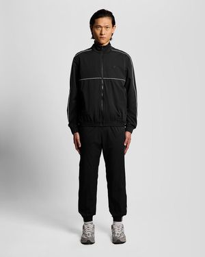 Lyle & Scott Piped Track Trousers - Black