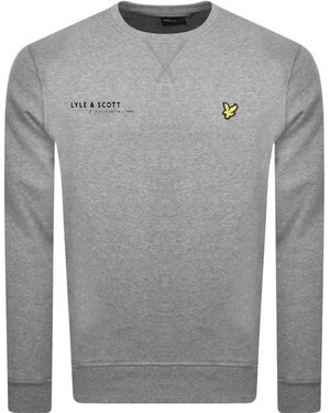 Lyle Scott Co Ordinate Print Logo Sweatshirt Material Cotton in Blue for Men Lyst UK