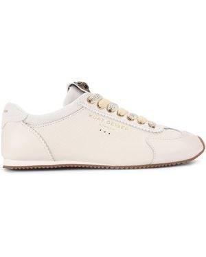 Kurt Geiger Leather Islington Trainer Trainers - White