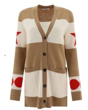 Max Mara Wool Cashmere Blend Jumpers - Natural