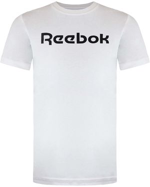 Reebok Gs Linear T-Shirt Cotton - White