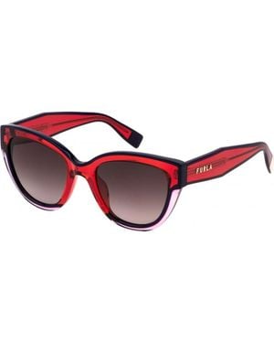 Furla Sfu779V 53 0840 Sunglasses - Red