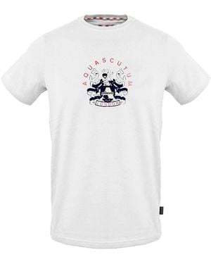 Aquascutum Aquascutum Mens T - White