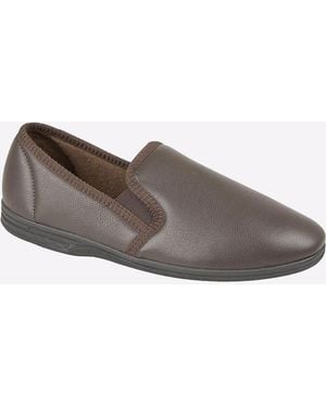 Zedzzz Ivor Slippers - Grey