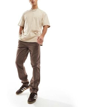ASOS Straight Fit Ripstop Trousers - White