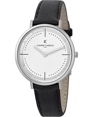 Pierre Cardin Belleville Park Watch Cbv.1025 Leather - Metallic