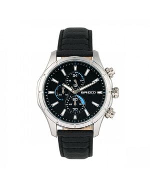 Breed Lacroix Chronograph Leather-Band Watch - Multicolour