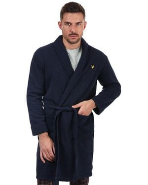 Lyle & Scott And Matthew Dressing Gown - Blue