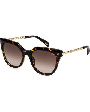 Police Spln63 53 530779 Sunglasses - Brown