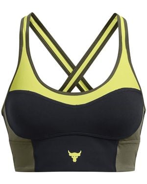 Under Armour Hg Compression Fit Scoop Neck Sports Bra - Blue