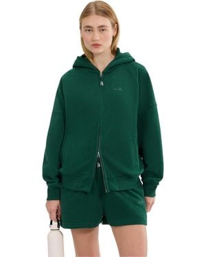 Ellesse Ladies Pianella Full Zip Hoodie (Dark) - Green
