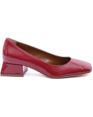 Versace 19.69 Abbigliamento Sportivo 19V69 Heeled Ballerina Sofia Vernice Rosso - Red
